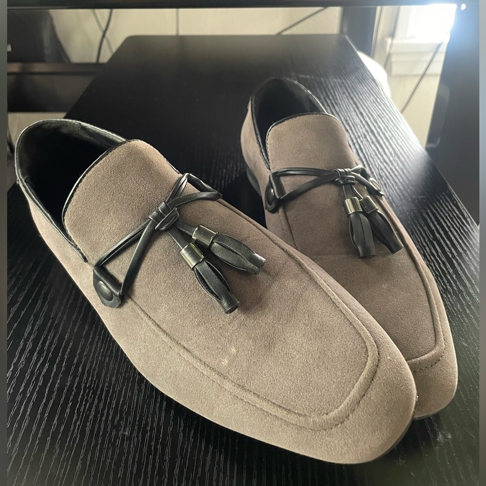 Grey Loafers